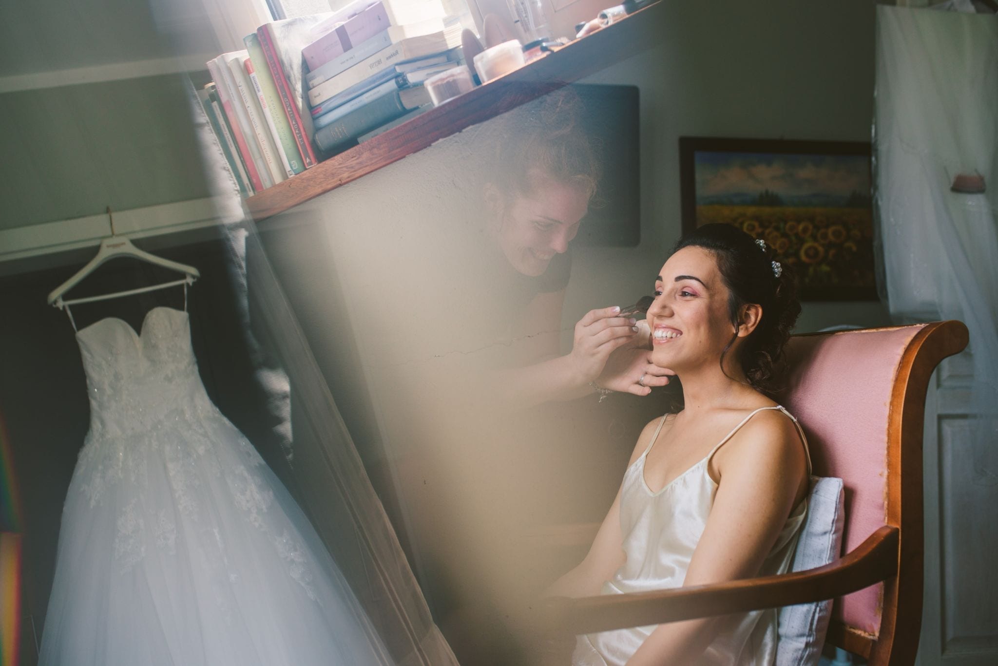 Elegante Matrimonio La Limonera Rovellasca preparazione sposa