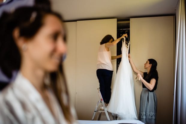 Preparazione sposa matrimonio Ristorante Càmp di Cènt Pertigh