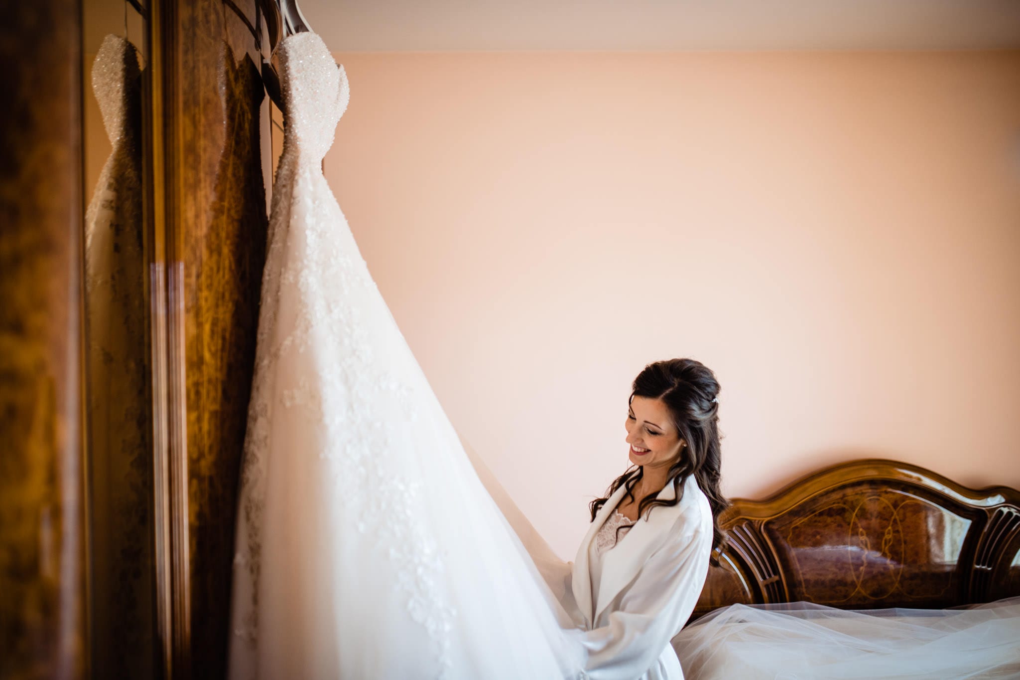 Paolo Lamperti Fotografo Elegante Matrimonio Tenuta La Quassa preparazione sposa