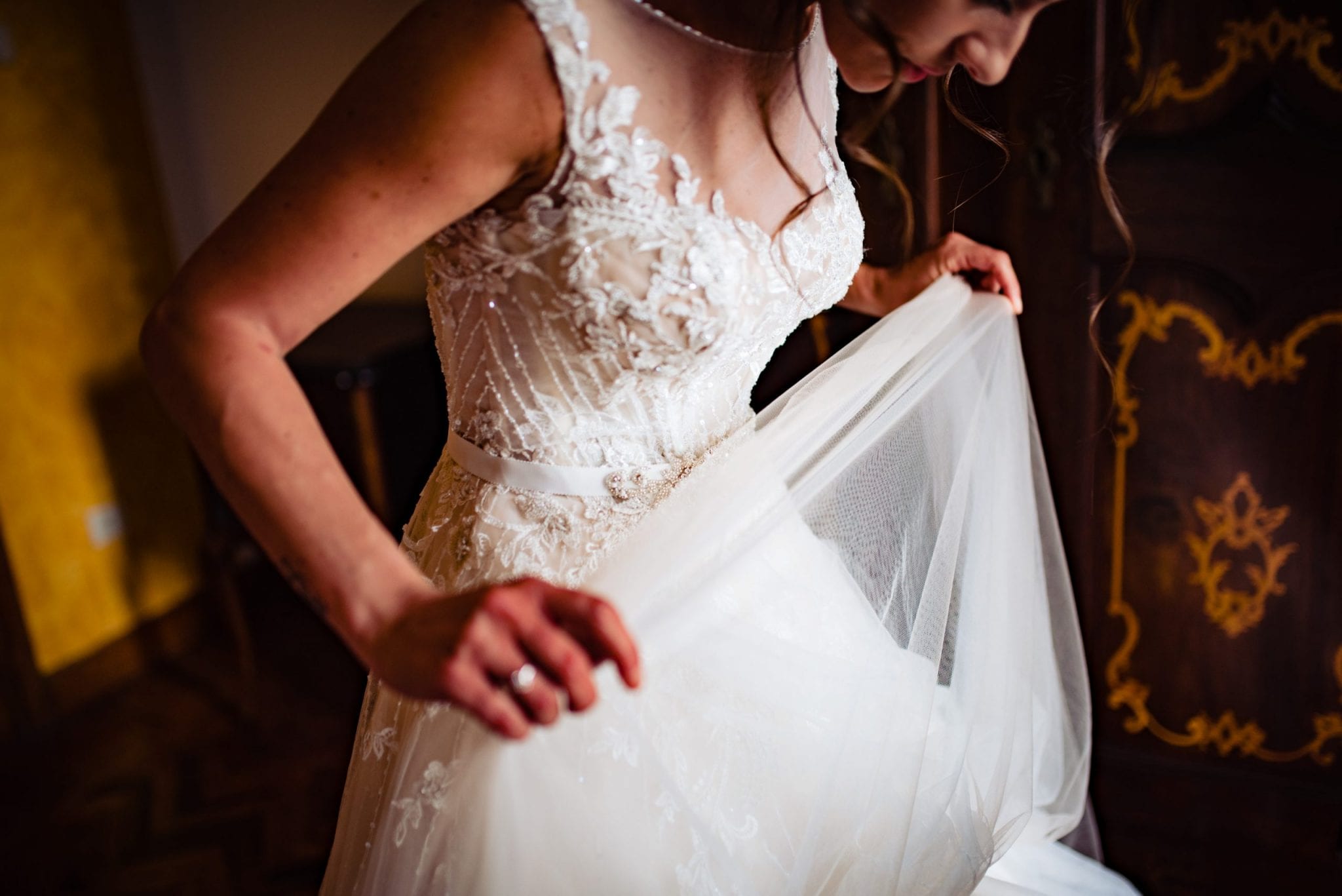 Fotografo Fotografia di Matrimonio Abbazia Santo Spirito Villa Giannone preparazione sposa