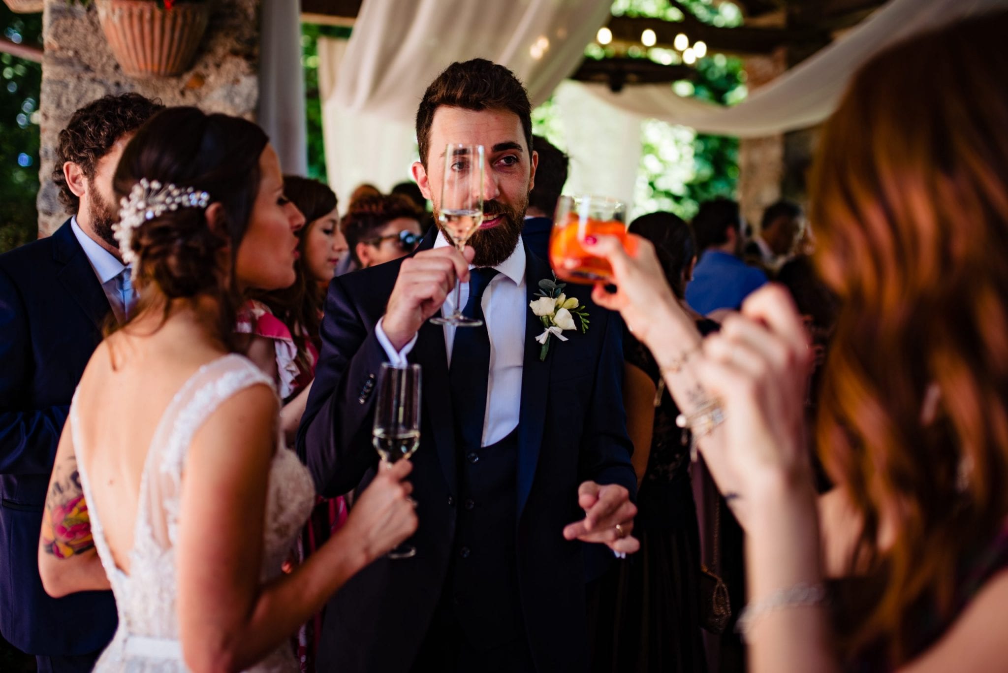 Fotografo Fotografia di Matrimonio Abbazia Santo Spirito Villa Giannone Ricevimento Rinfresco Aperitivo all'aperto Cattaneo Catering