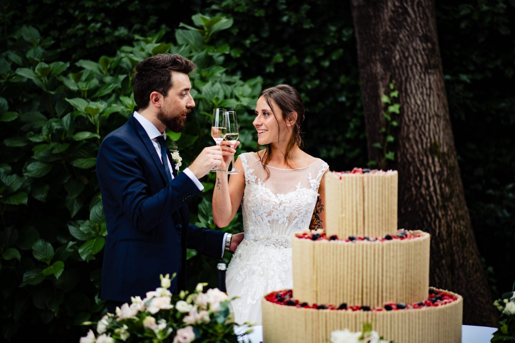 Fotografo Fotografia di Matrimonio Abbazia Santo Spirito Villa Giannone Ricevimento Torta Nuziale Catering Cattaneo
