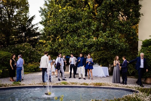 Fotografo Matrimonio Moderno Varese Villa Parravicino Sossnovsky Ricevimento all' aperto