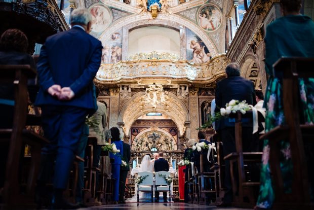 Cerimonia Fotografo matrimonio Villa Giannone Santuario di Saronno elegante spontaneo reportage moderno varese lamperti