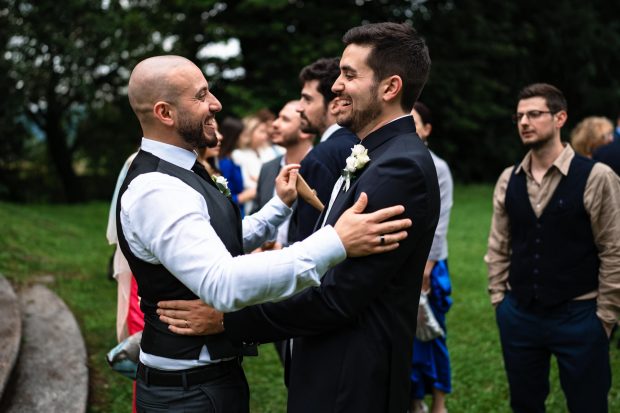 congratulazioni da parte del celebrante