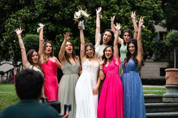 La sposa con le amiche