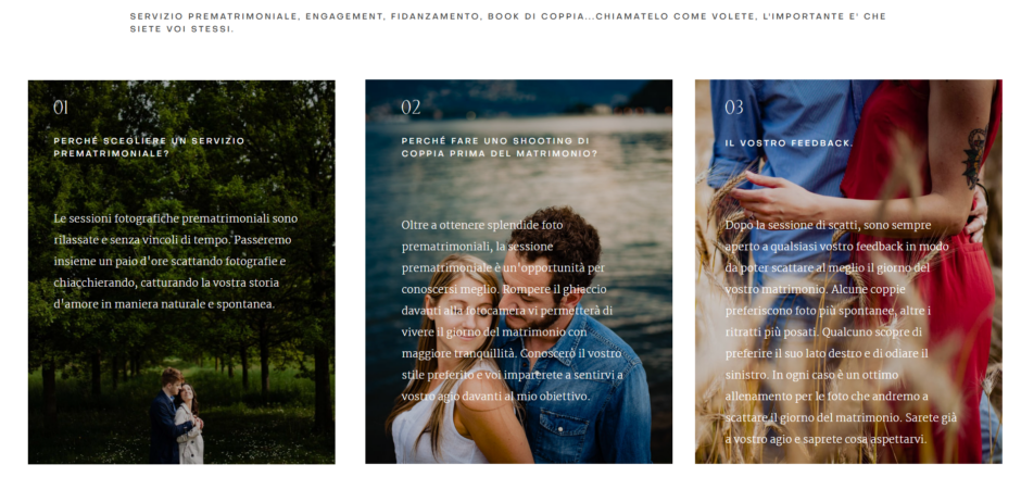 Servizio Engagement Prematrimoniale, una guida per organizzarlo al meglio.