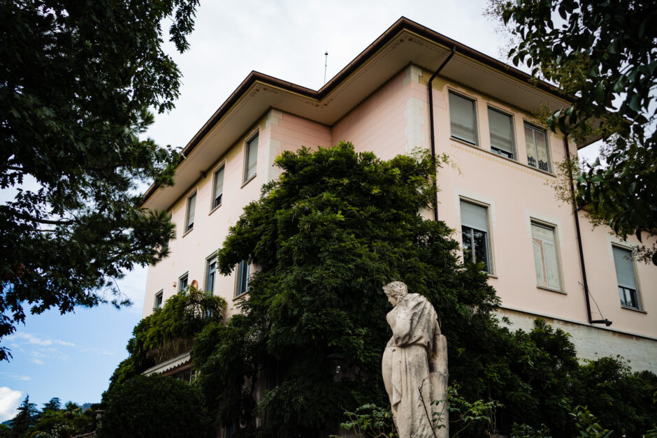 Facciata di Villa Paradeisos, location per matrimoni a Varese