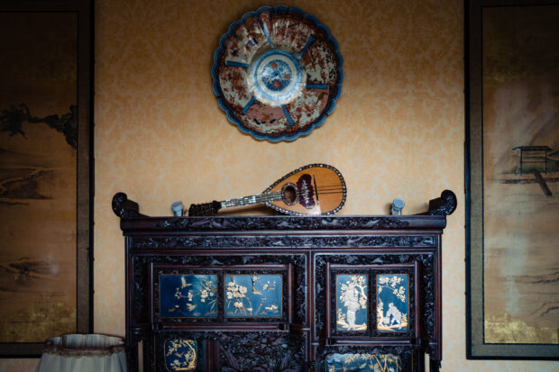 Dettagli interni raffinati della Villa Paradeisos