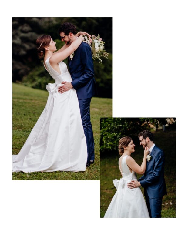 Ritratti rimantici degli sposi realizzati in location