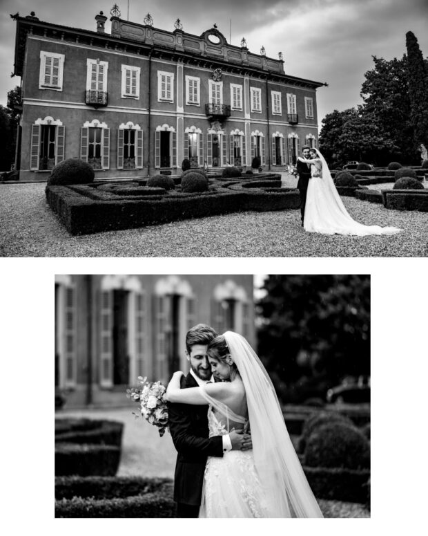 Ritratto sposi in bianco e nero