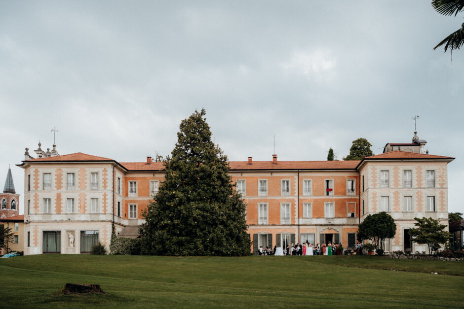 Vista panoramica di Hotel Villa Borghi sul Lago di Comabbio